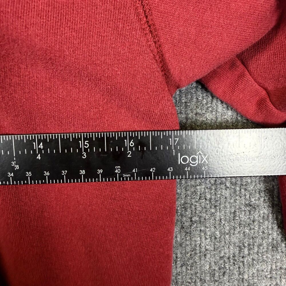 Old Navy Hoodie Youth Size M Red Vintage Y2K Flames Graphic Sweatshirt 2005 - Picture 9 of 10